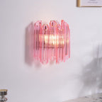 Pink Palermo Murano Wall Lamp