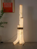Piped Alabaster Floor-mounted Lamp Floor Lamp