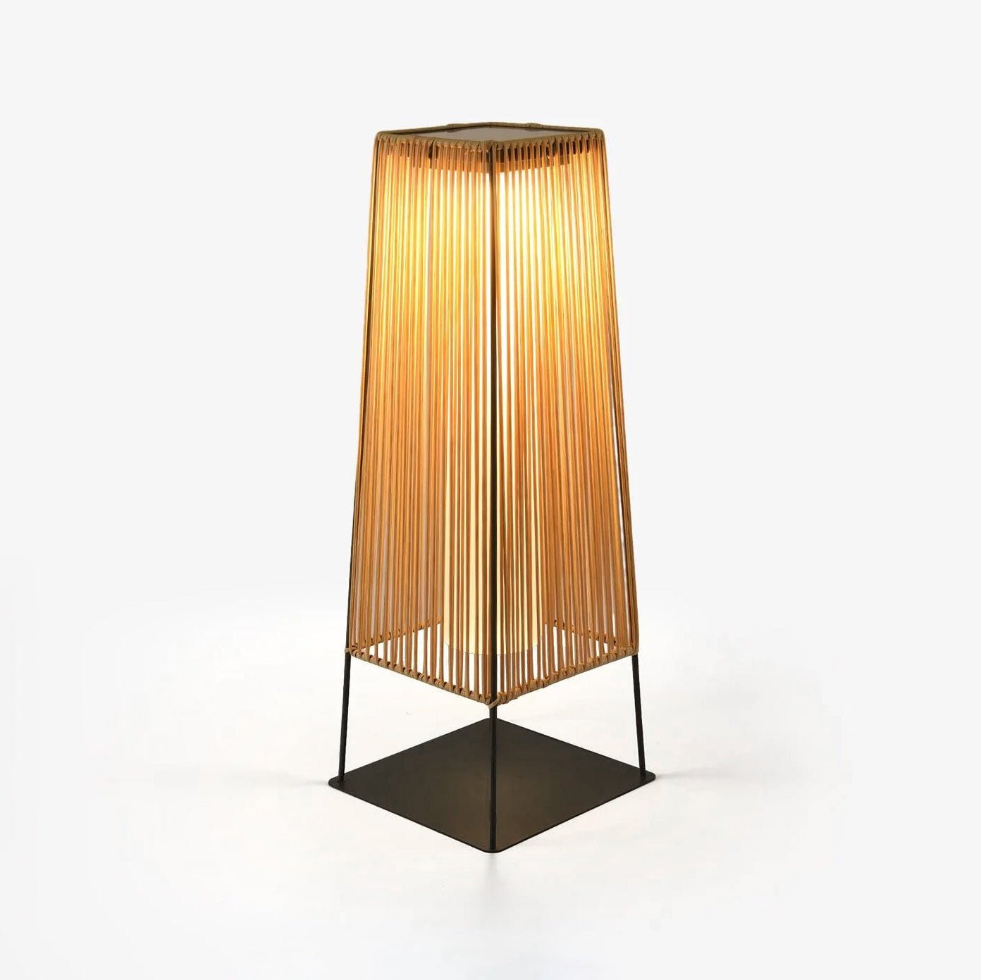 Plastic Rattan Exterior light fixture Outdoor Post Light