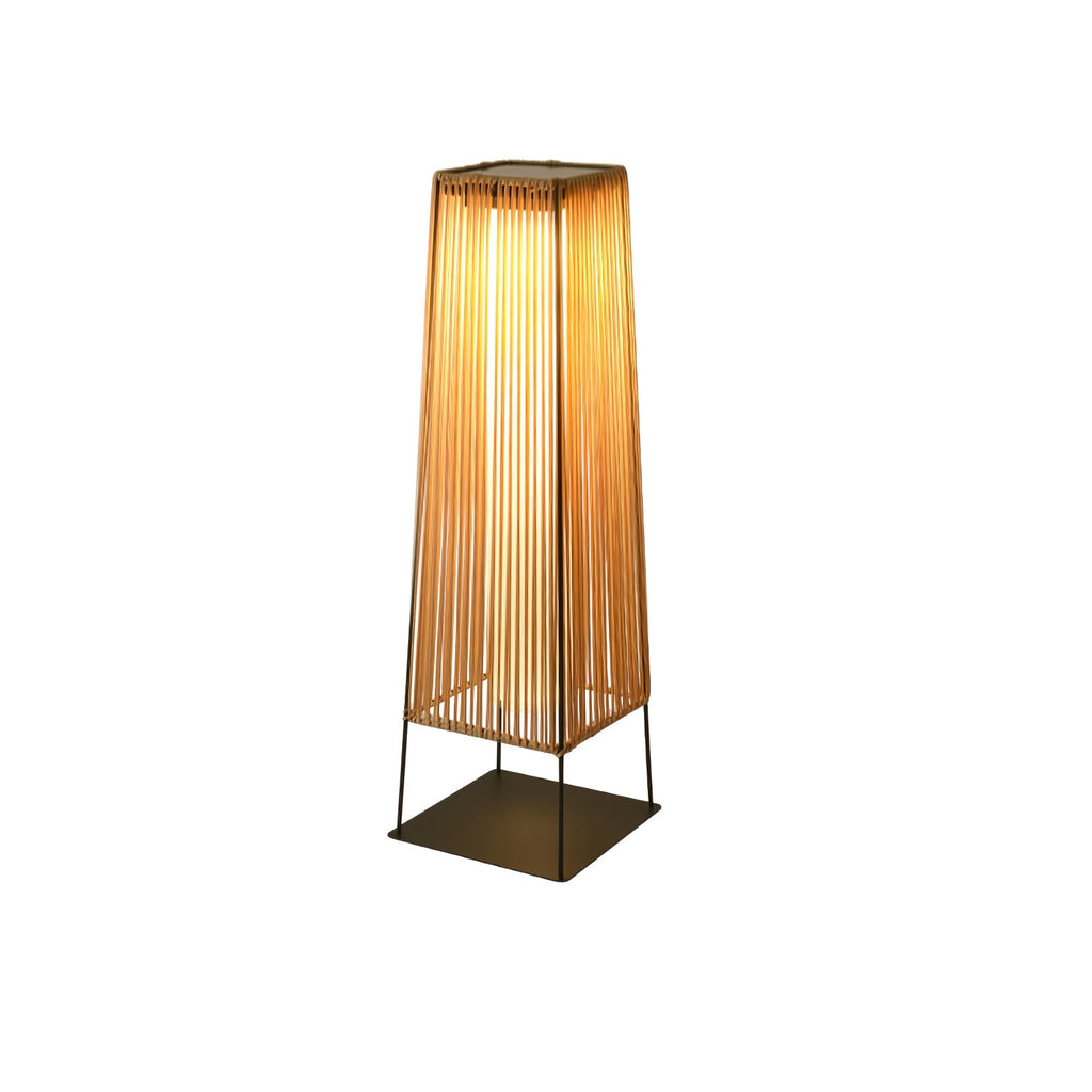 Plastic Rattan Exterior light fixture Outdoor Post Light