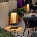 Plastic Rattan Exterior light fixture Outdoor Post Light