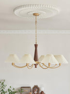 Pleated Electrolier Chandelier