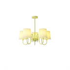 Pleated Fabric Matcha Pendant light Chandelier