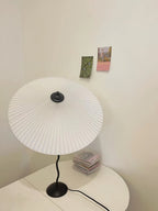 Pleated Hat Portable lamp Table Lamp