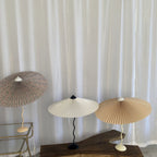 Pleated Hat Portable lamp Table Lamp