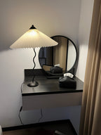 Pleated Hat Portable lamp Table Lamp