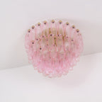 Poliedri Murano Pink Overhead light Ceiling Light