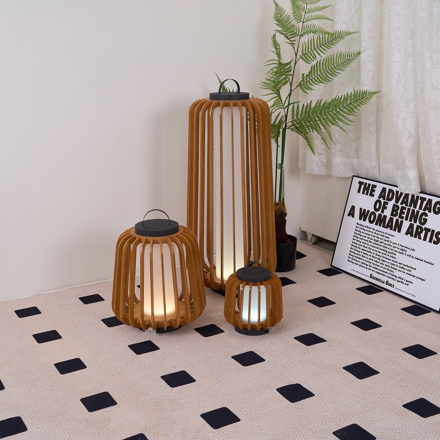 Portable Lantern Post light Outdoor Light