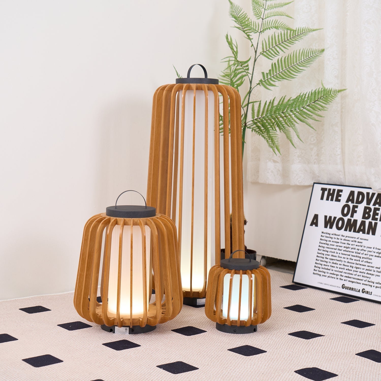 Portable Lantern Post light Outdoor Light