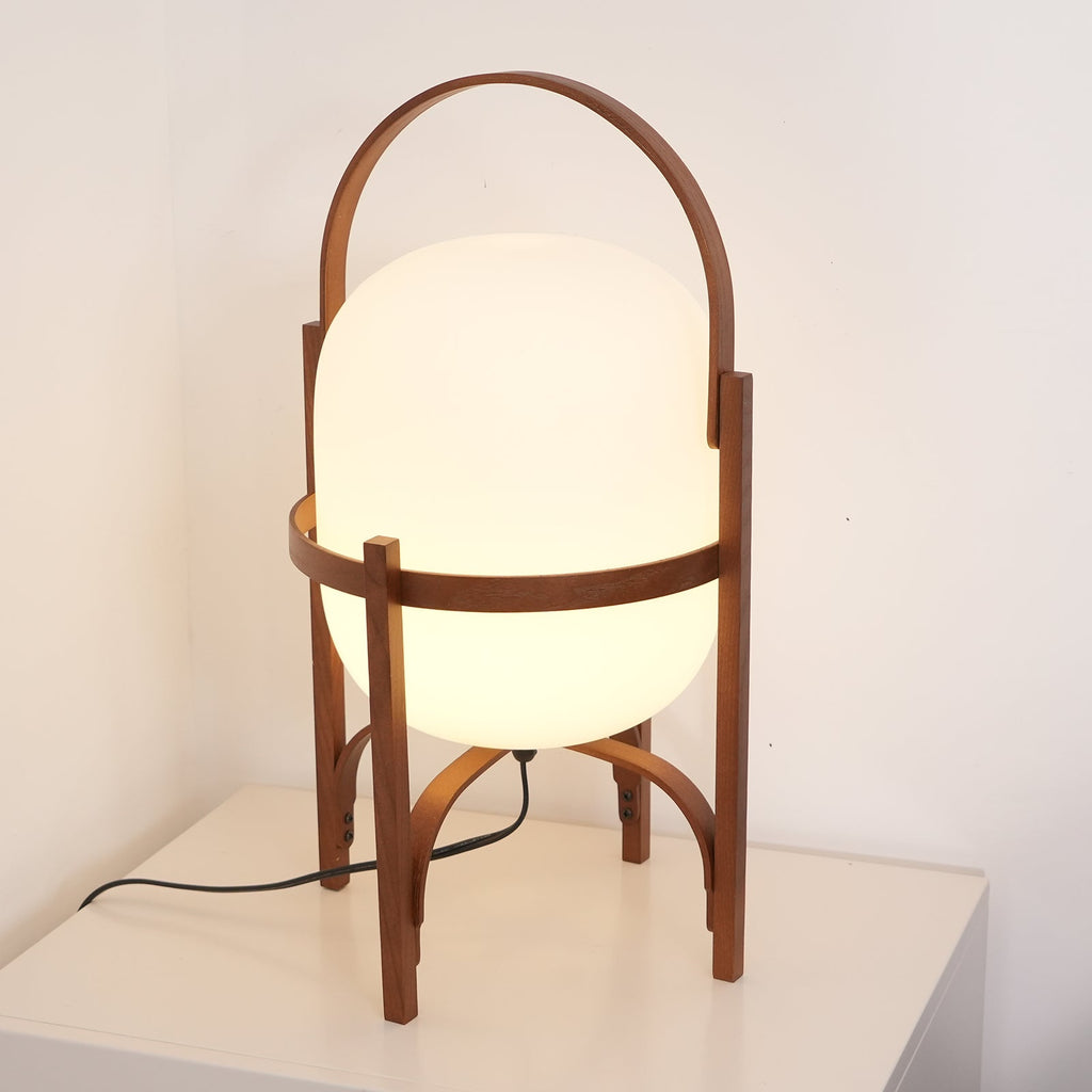 Portable Lantern Glass Side table lamp Table Lamp