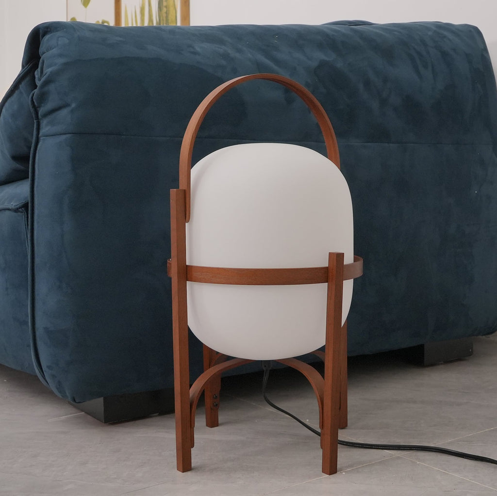 Portable Lantern Glass Side table lamp Table Lamp