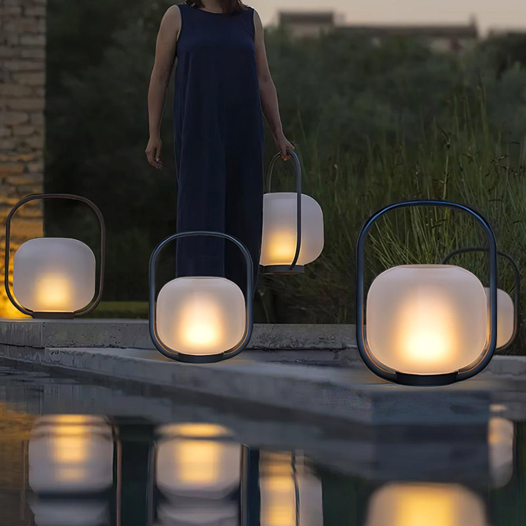 Portable Lantern Outdoor Side table lamp Table Lamp