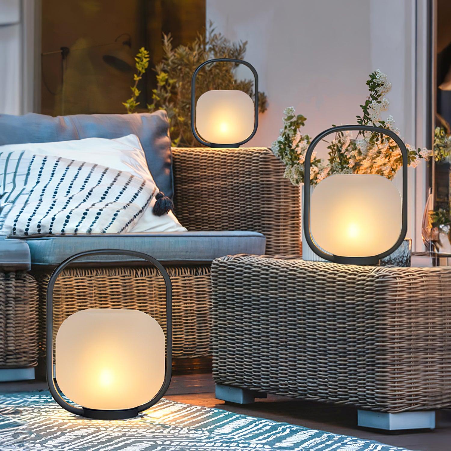 Portable Lantern Outdoor Side table lamp Table Lamp