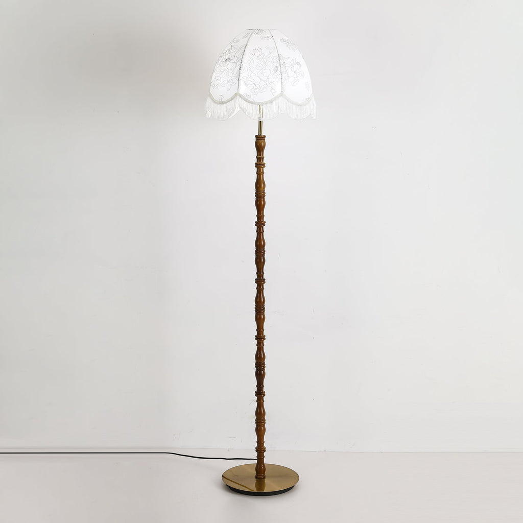 Printed Tassel Uplight Lamp Floor Lamp