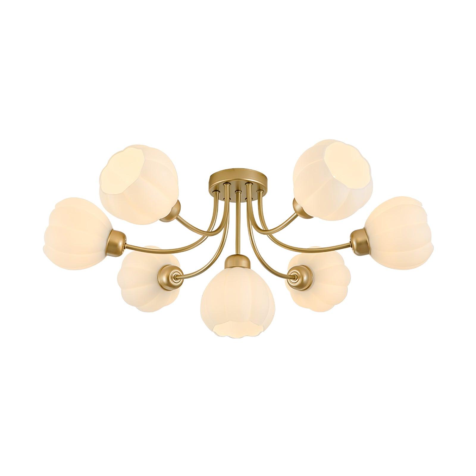 Pumpkin Brass Ceiling-mounted light Ceiling Lamp