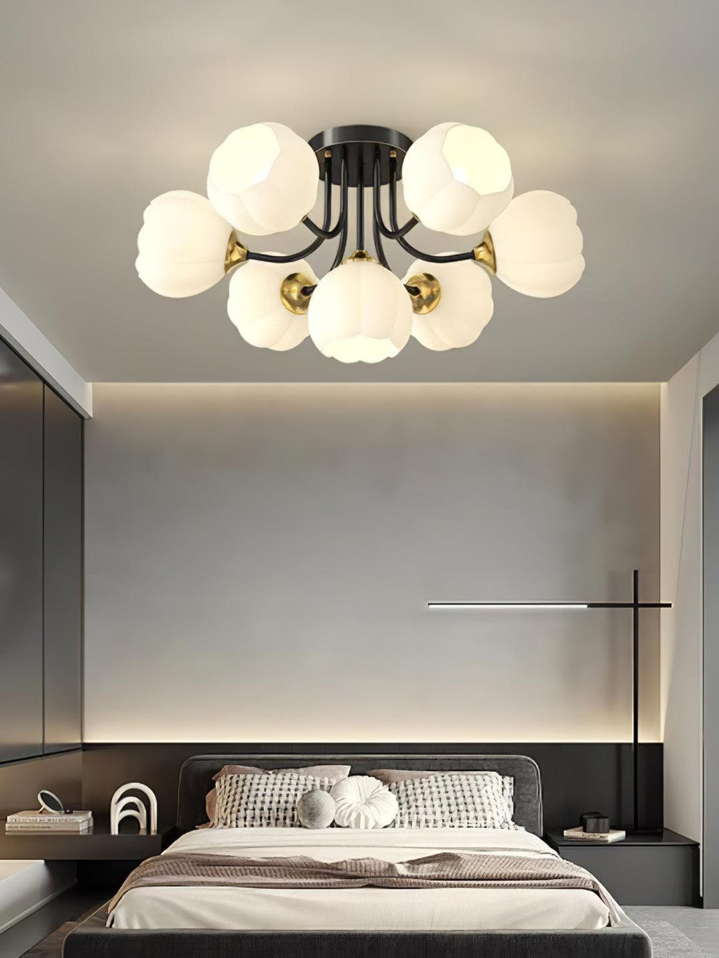 Pumpkin Brass Ceiling-mounted light Ceiling Lamp