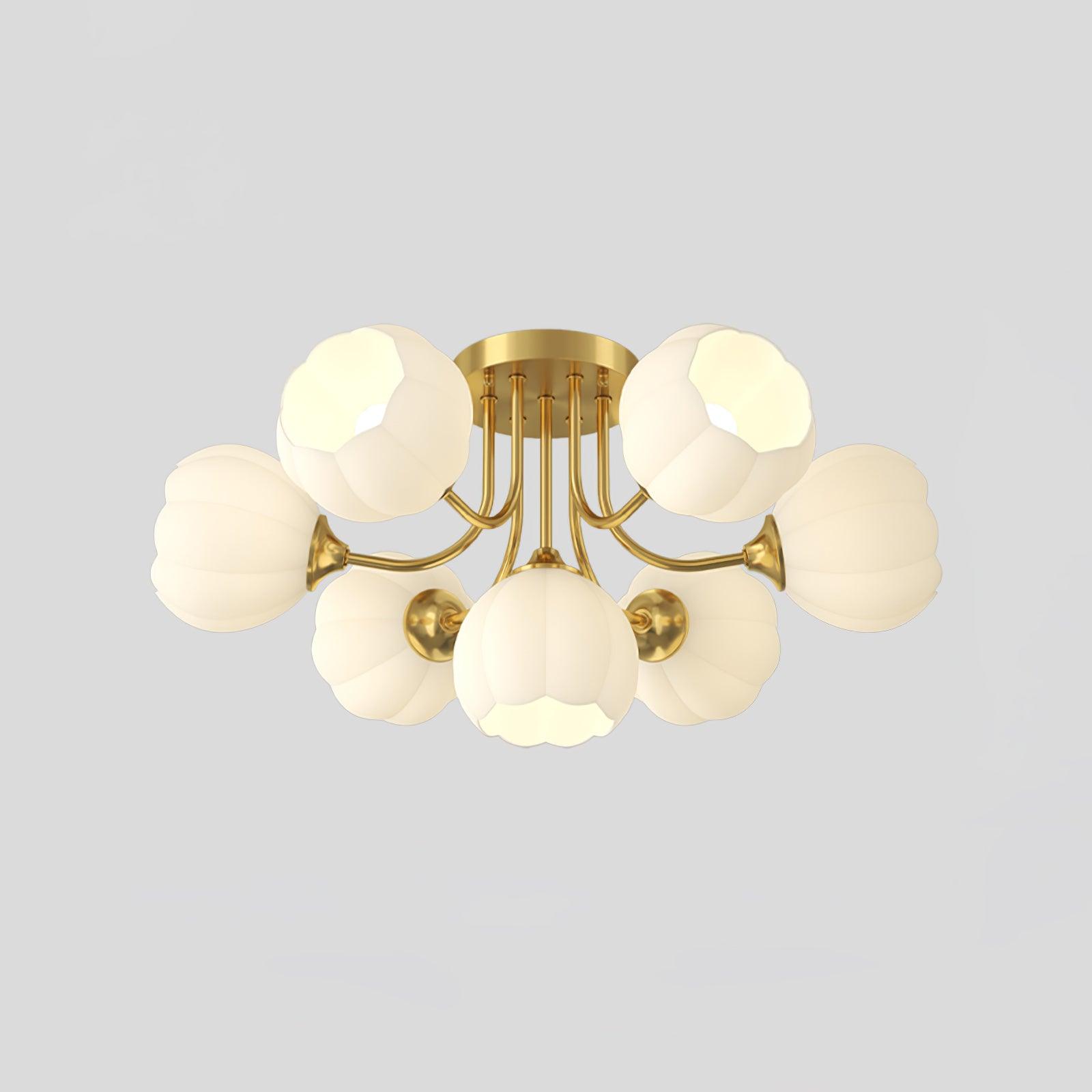 Pumpkin Brass Ceiling-mounted light Ceiling Lamp