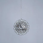 Silver Spark Ball Houselight Pendant Light