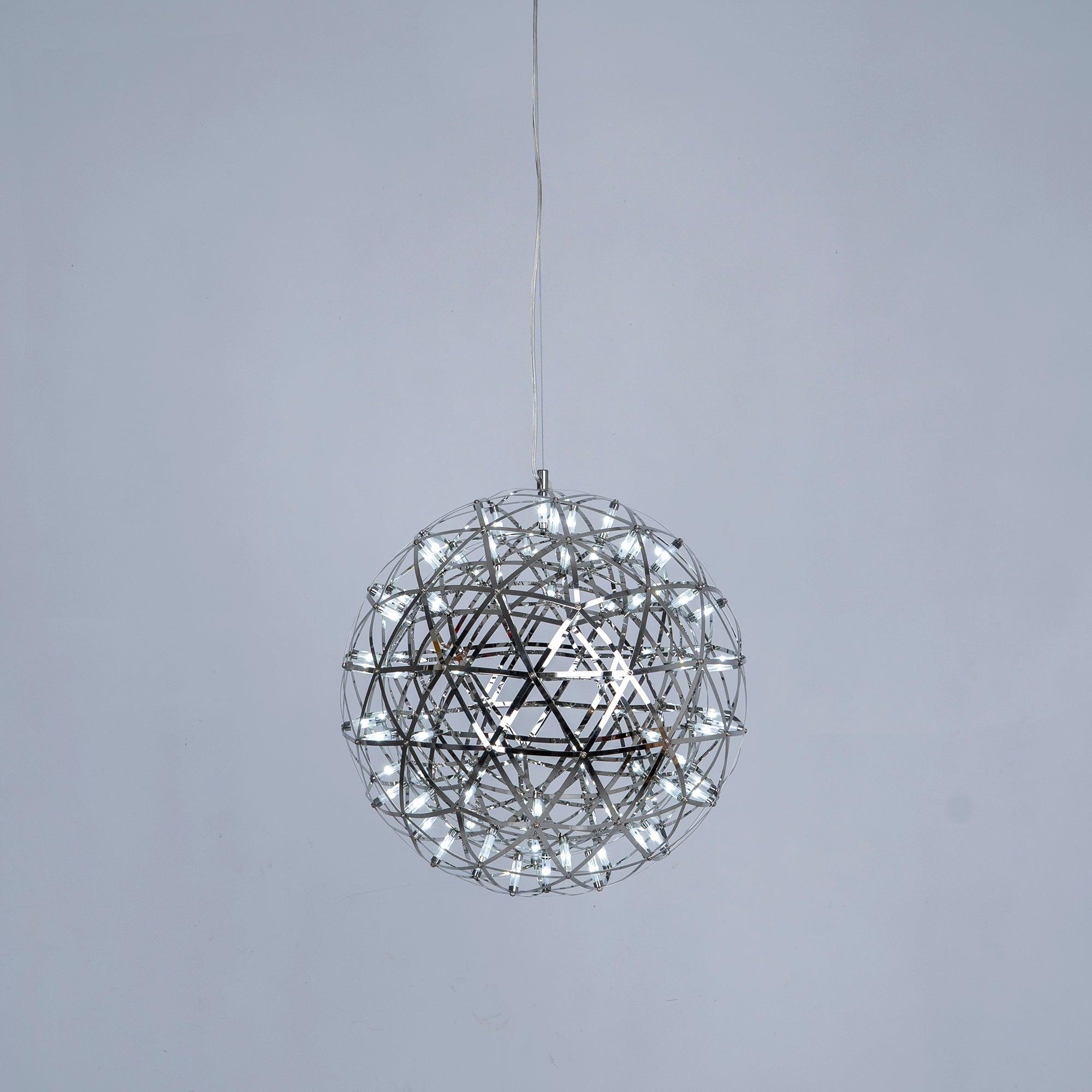 Silver Spark Ball Houselight Pendant Light