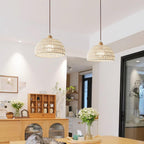 Rattan Arch Drop light Pendant Lamp