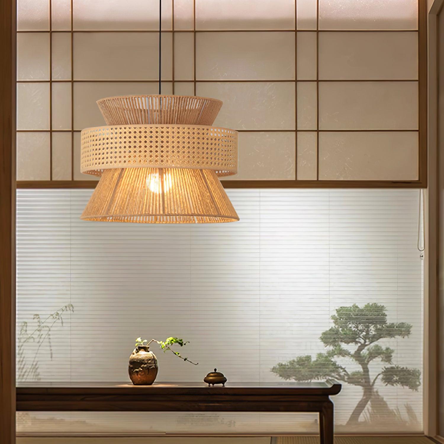 Rattan Bamboo Houselight Pendant Lamp
