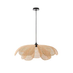 Rattan Petal Drop light Pendant Lamp