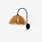 Rattan Petal Sconce Wall Lamp