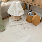 Rattan Pleated Portable lamp Table lamp