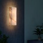 Rectangular Alabaster Wall sconce Wall Sconce