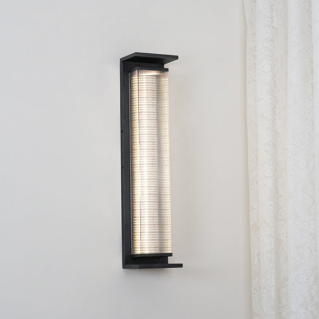 Rectangular Box Outdoor Sconce Wall Lamp