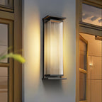 Rectangular Box Outdoor Sconce Wall Lamp