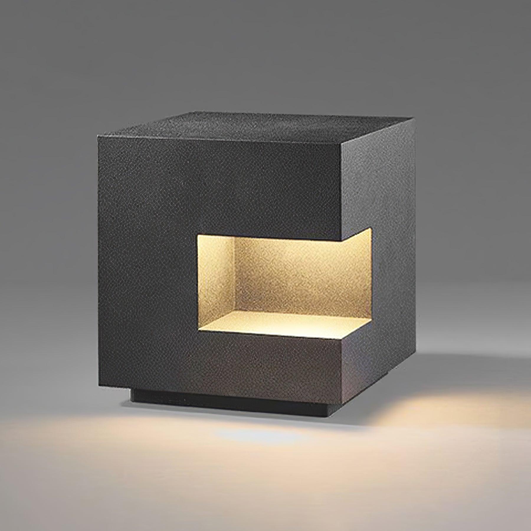 Regular Cube Post Architectural light Outdoor Light