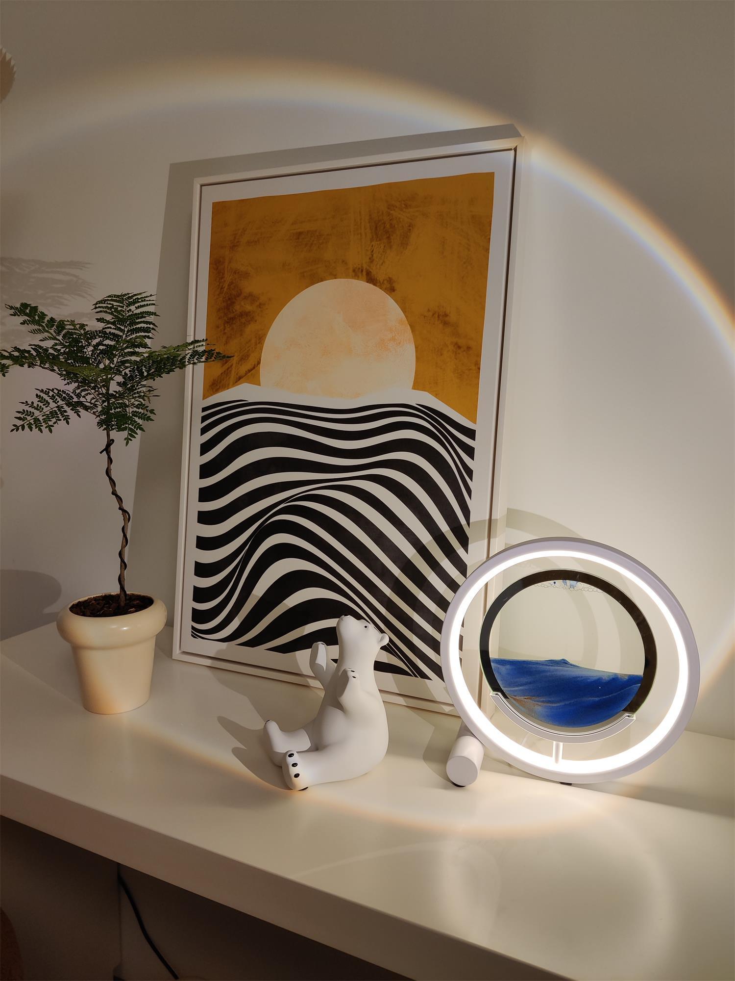 Relaxing Sand Built-in Battery Accent lamp Table Lamp