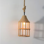 Retro Hemp Rope Exquisite Ceiling light fitting Pendant Light
