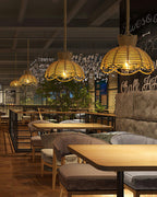 Retro Hemp Rope Interesting Drop light Pendant Light
