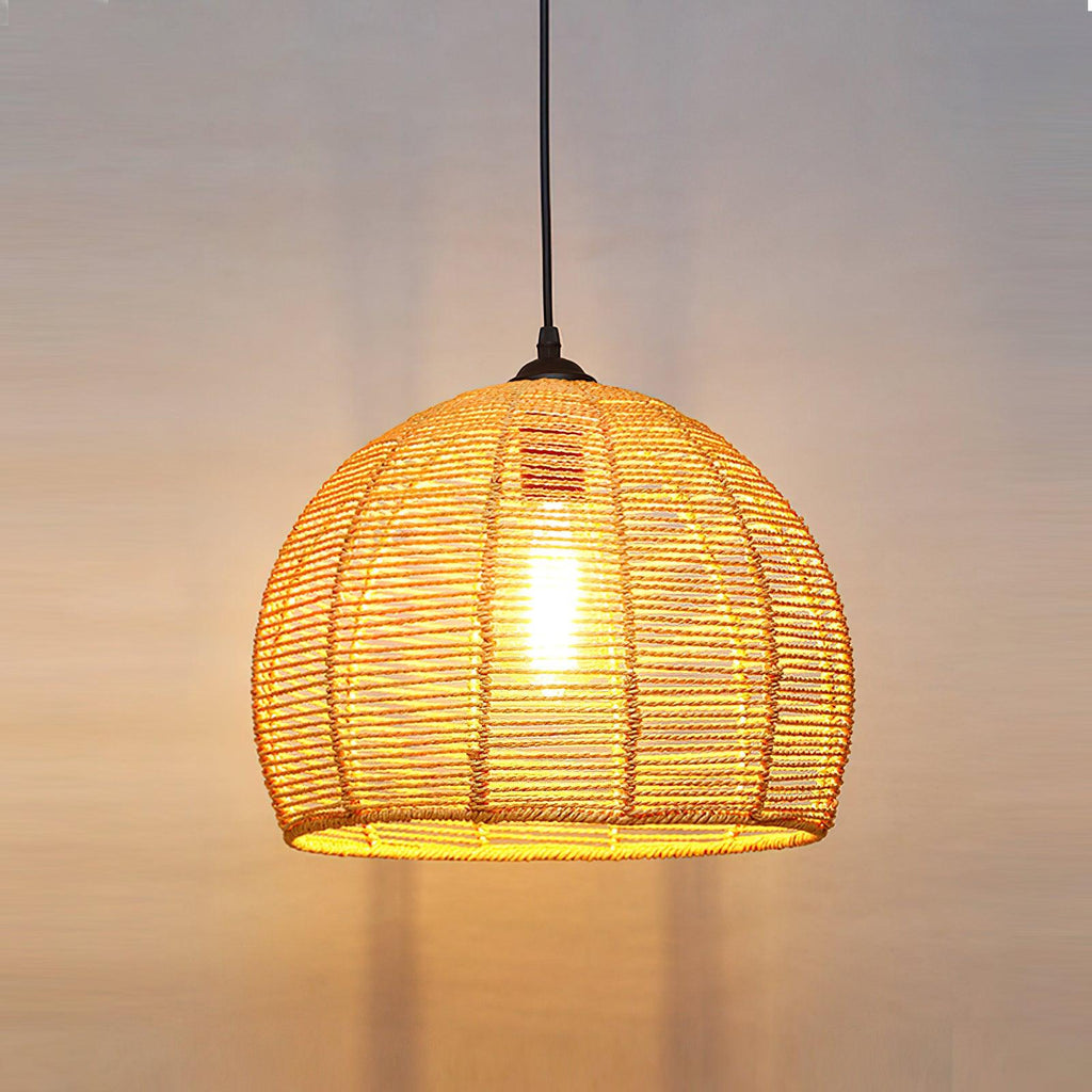Retro Hemp Rope Interesting Drop light Pendant Light