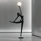 Rhythmic Gymnast Sculpture Standing Lamp Floor Lamp