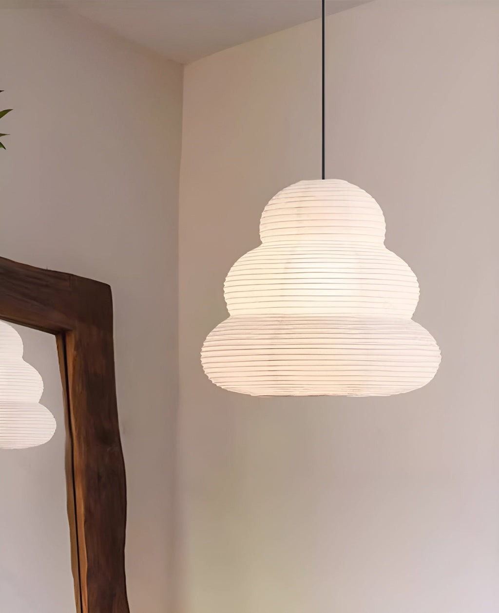 Rice Paper 24N Drop light Pendant Light