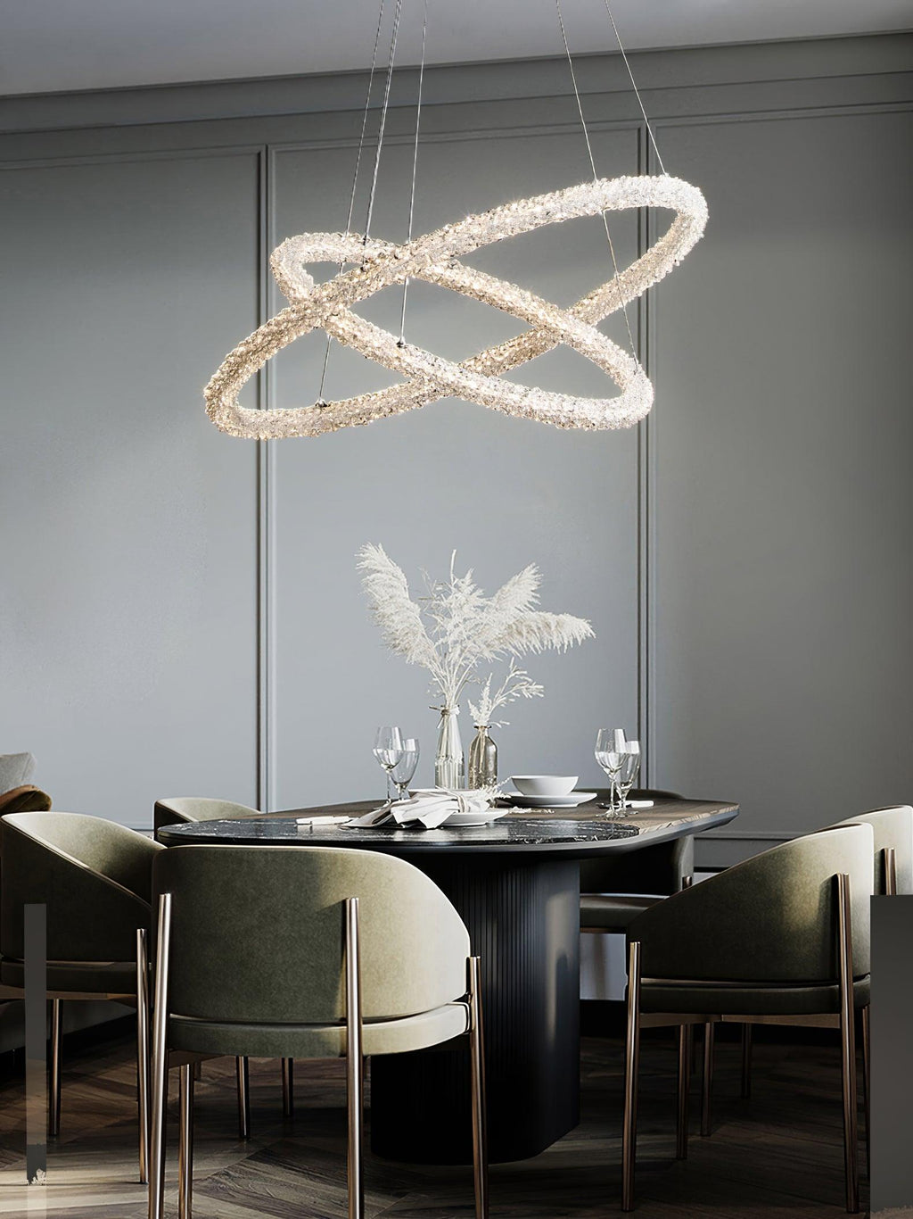 Ring Crystal Pendant light Chandeliers