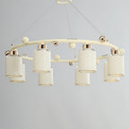Ring Glass Cup Crown Chandelier