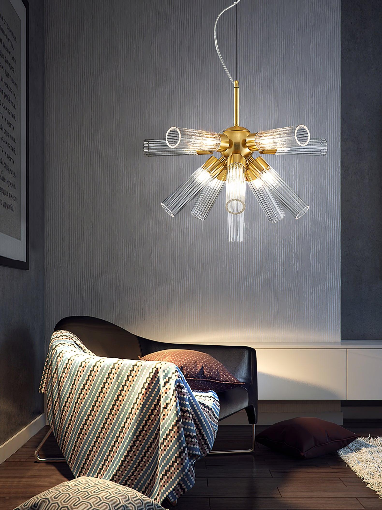 Ringold Sputnik Gasolier Chandelier