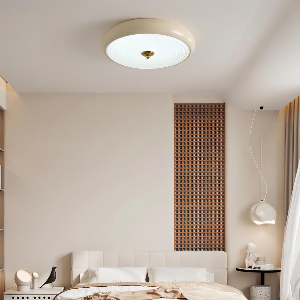 Ripple Cream Ceiling-mounted light Ceiling Lamp
