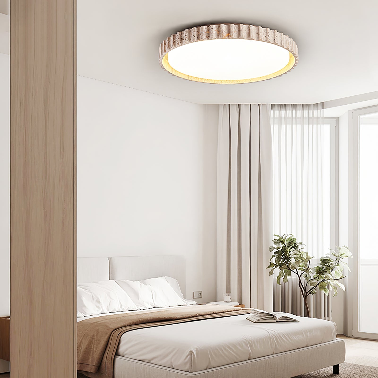 Riva Stone Ceiling Light