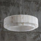 Rock Alabaster Electrolier Chandelier