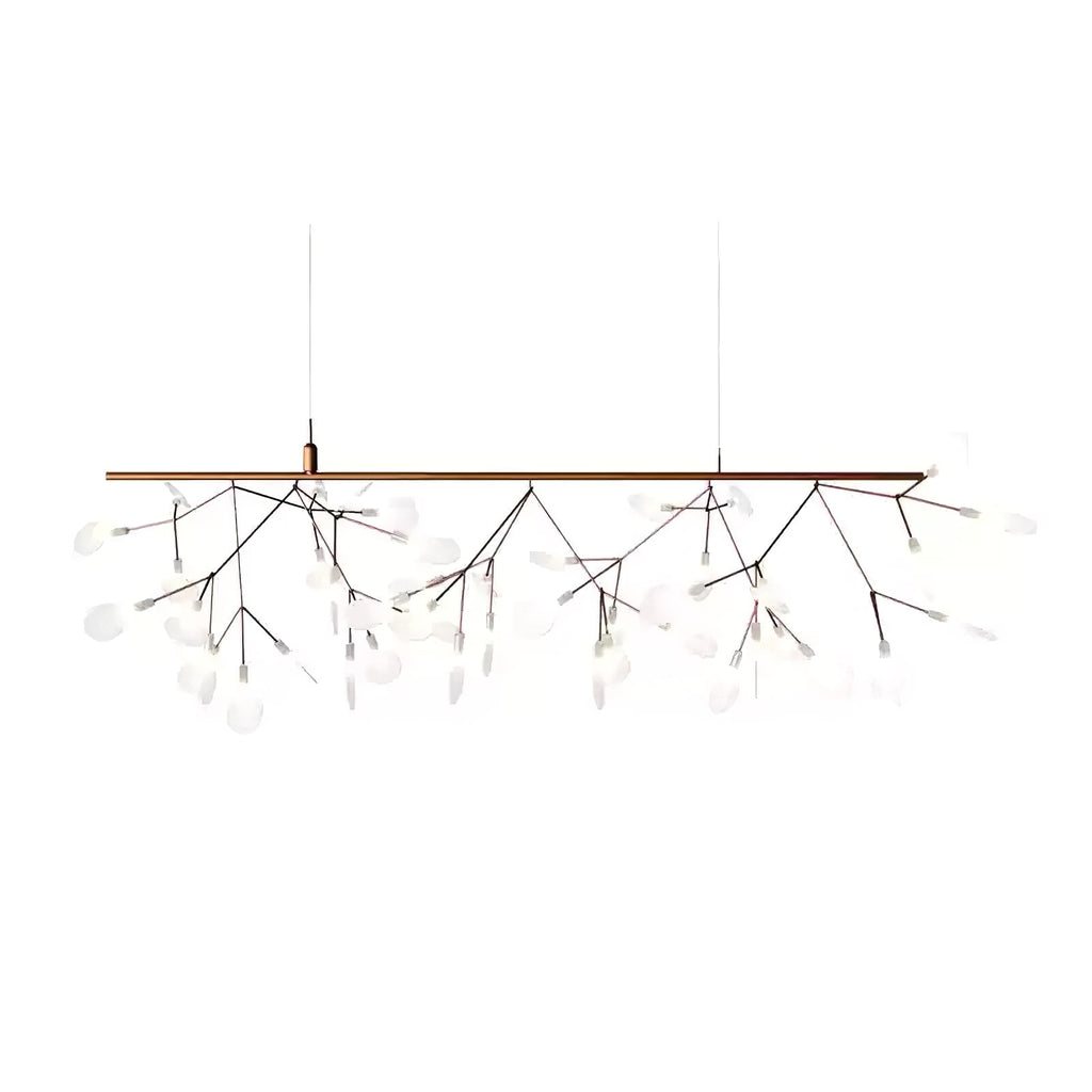 Rose Gold Firefly LED Crown Chandelier