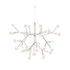 Rose Gold Firefly LED Crown Chandelier