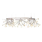 Rose Gold Firefly LED Crown Chandelier