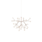 Rose Gold Firefly LED Crown Chandelier