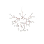 Rose Gold Firefly LED Crown Chandelier