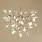 Rose Gold Firefly LED Crown Chandelier